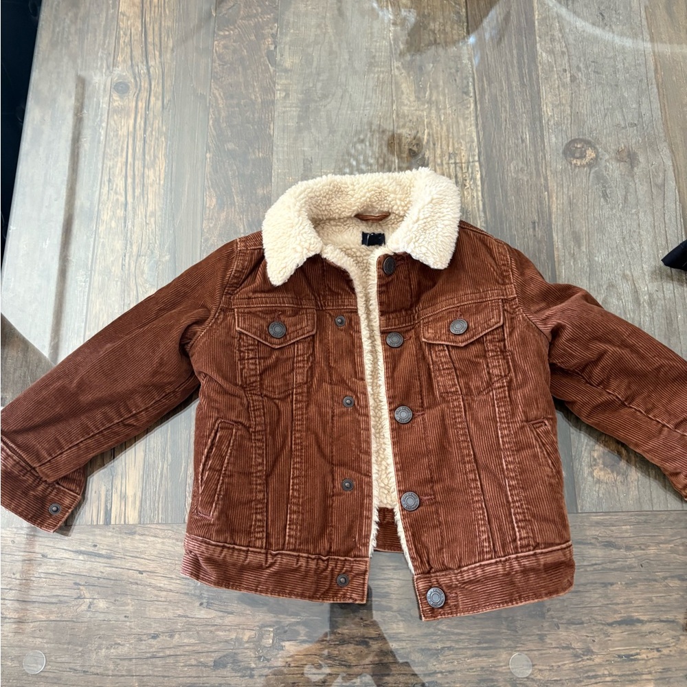 GAP Toddler Cream Sherpa Jacket
